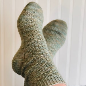 Frances Socks Digital Knitting Pattern