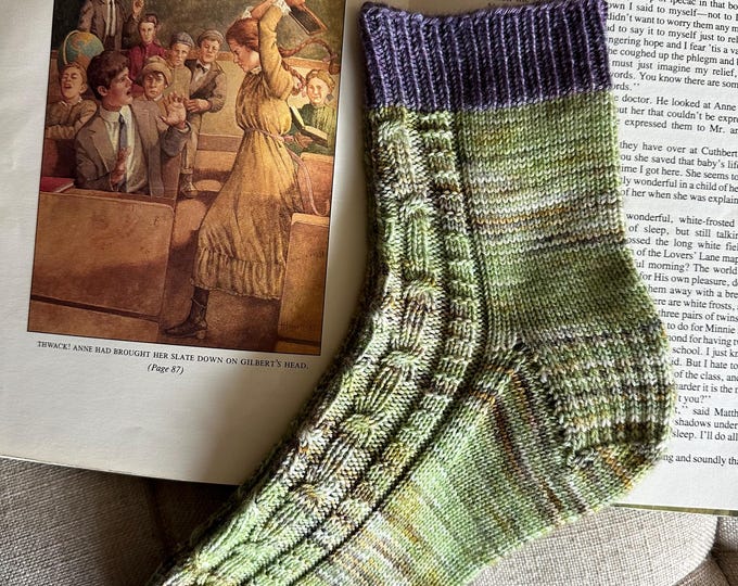 Gilbert Blythe Socks Digital Knitting Pattern