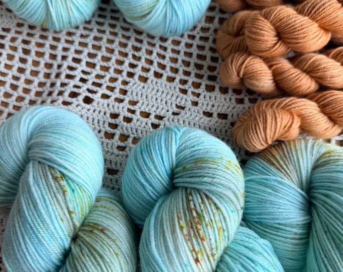 Notes Exchanged Through the Wall - April Lapis Lazuli Yarn Society