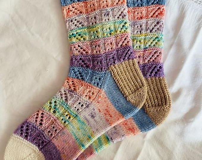 Temple Square Socks Digital Knitting Pattern