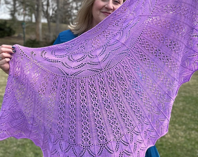 Albion Basin Shawl Digital Knitting Pattern