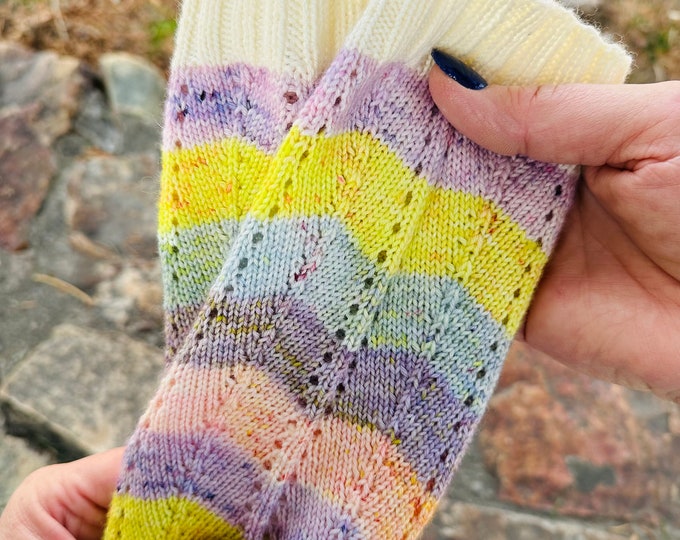 Mountain Vista Socks Digital Knitting Pattern