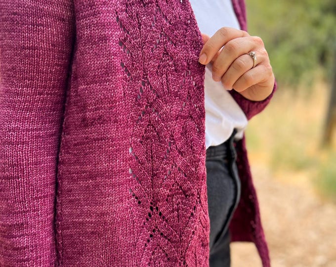 Tabernacle Cardigan Digital Knitting Pattern