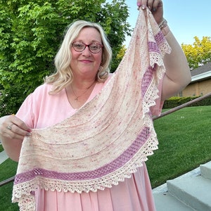 Stansbury Shawl Digital Knitting Pattern