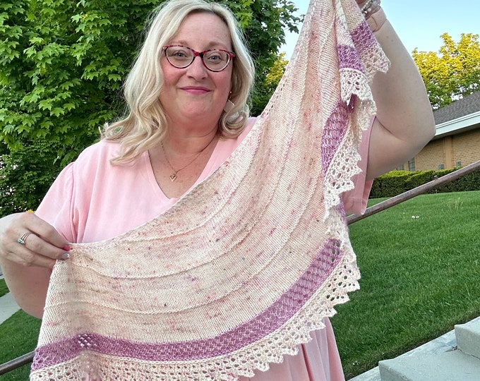 Stansbury Shawl Digital Knitting Pattern