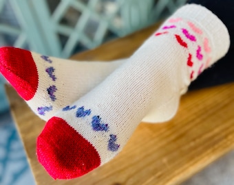 A Little Bit of Love Sock Digital Knitting Pattern