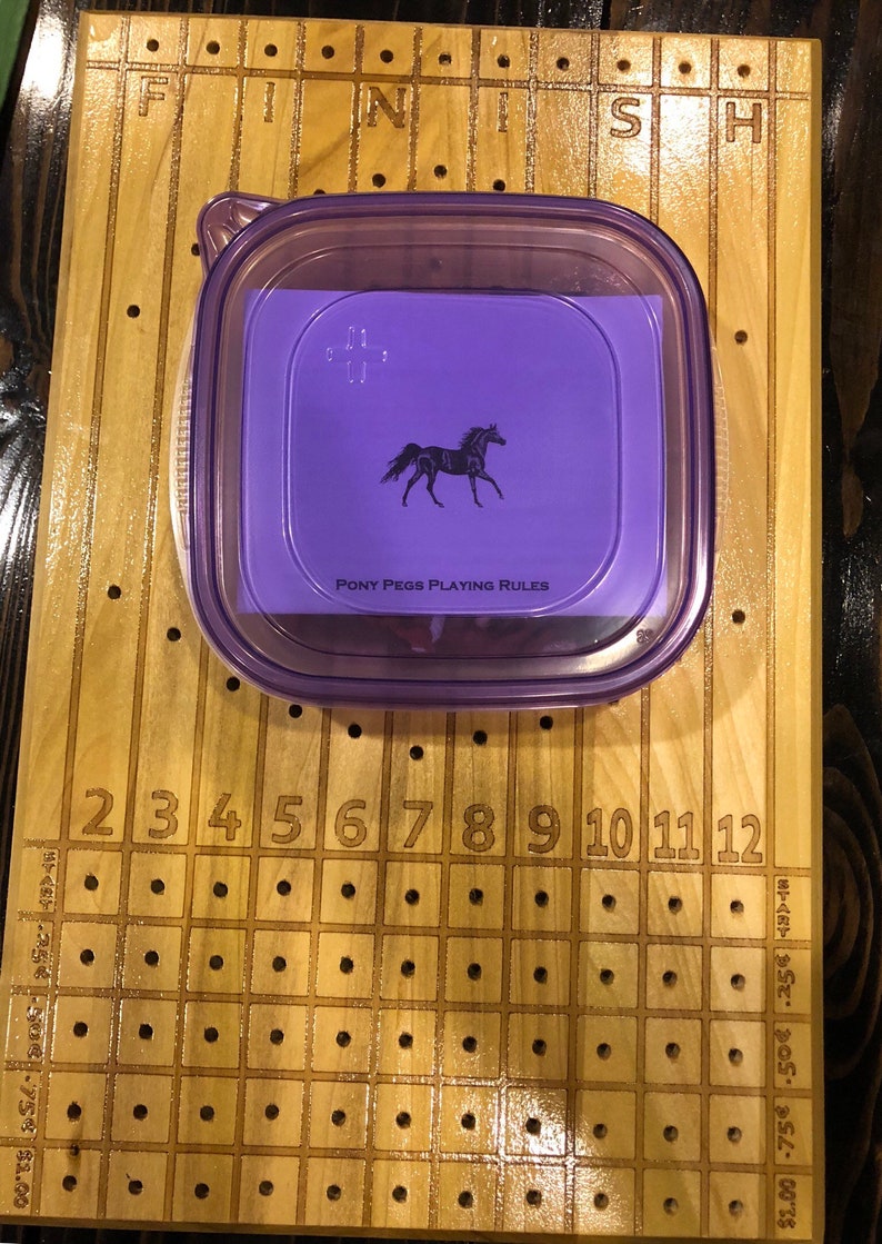Horse Racing. Dice Game. Pony Pegs. image 3