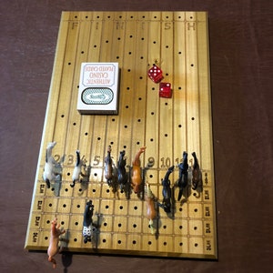 Horse Racing. Dice Game. Pony Pegs. Full Game X1-X4