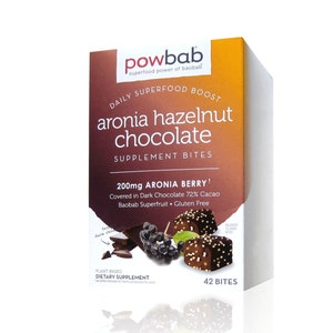 Aronia Hazelnut Chocolate Bites - Artisan, Fair Trade and Organic by powbab