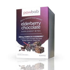 Elderberry Chocolate Bites - Artisan, Fair Trade and Organic by powbab