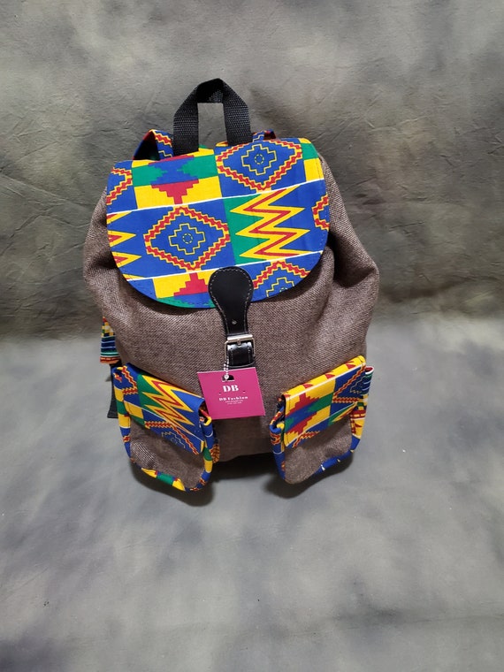 Backpack Multicolor African Print New African Print Backpack main image 2