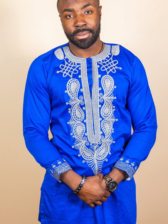 Chemise homme broderie africaine shop