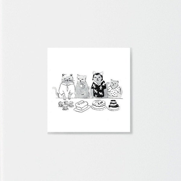 GBBO Judges as Cats Fridge Magnet 6.5x6.5cm Great British Bake Off The Great British Baking Show