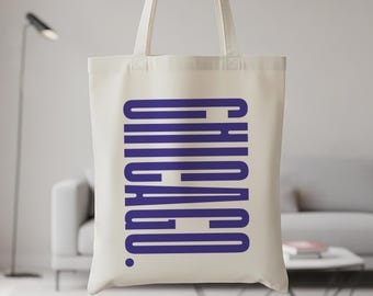 Chicago canvas draagtas met met binnenzak