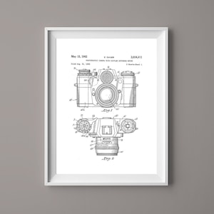Vintage Rangefinder Kamera Patent Print - Fotografie Patent Print - Fotograf Geschenk - Patent Print - Instant Download - #006