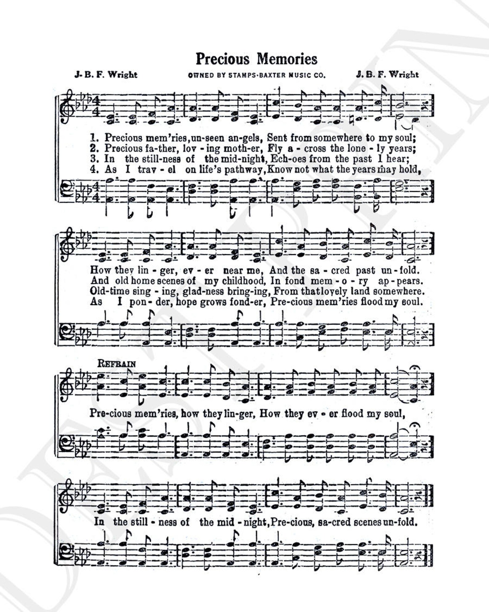 Precious Memories Hymn Gospel Music Funeral Instant Download Etsy Precious Memories Hymn Gospel Music Funeral Instant Download Etsy