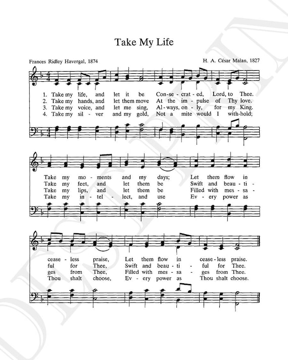 Take My Life, and Let It Be