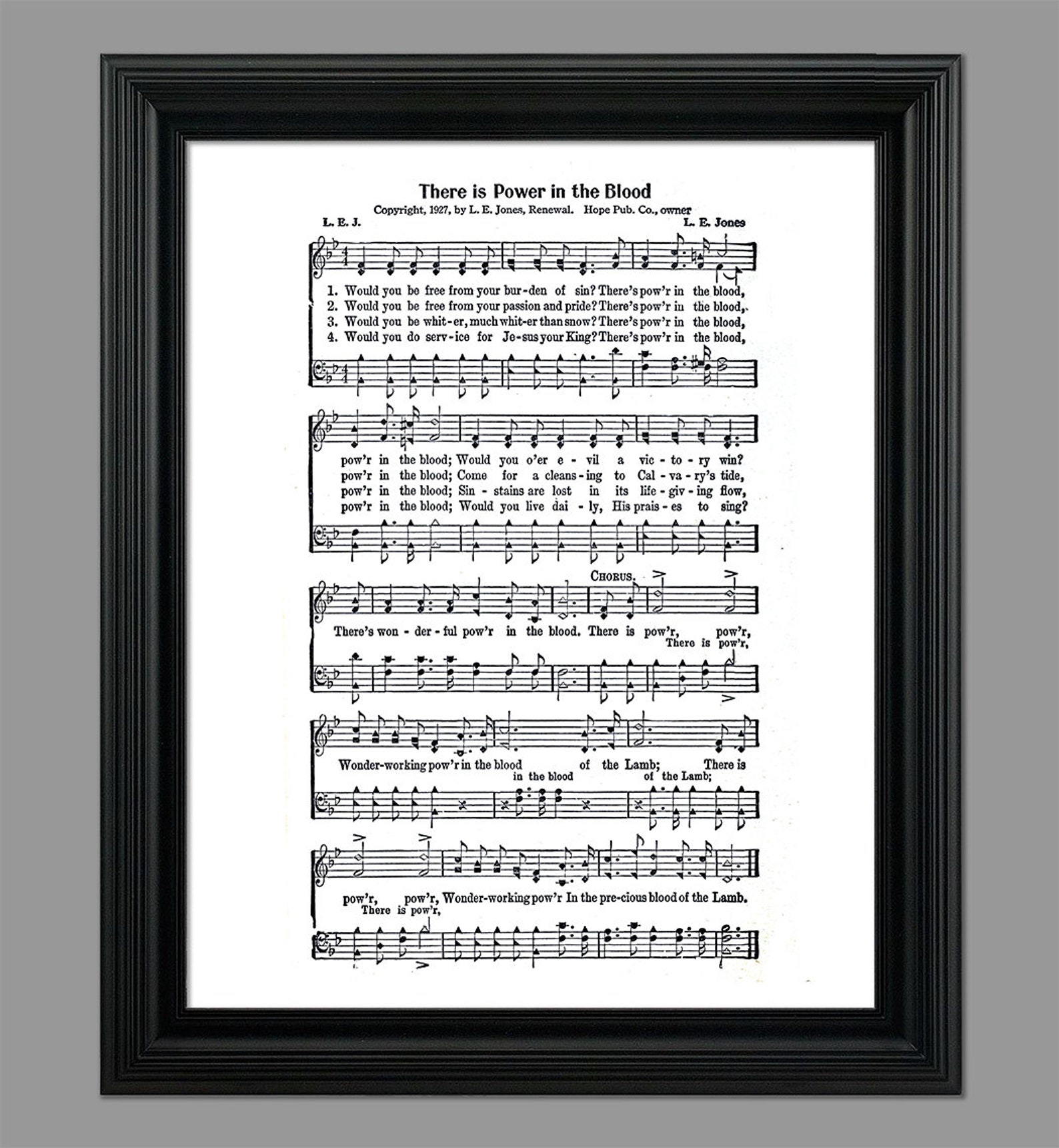 There is Power in the Blood Hymn Lyrics Hymnal Sheet Sheet Music Home ...