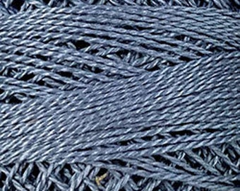 Light Grey Silver Daphne Cotton Metallic 49853 Ice Yarns 50gr 295 yards Mercerized Size 10 Crochet Cotton