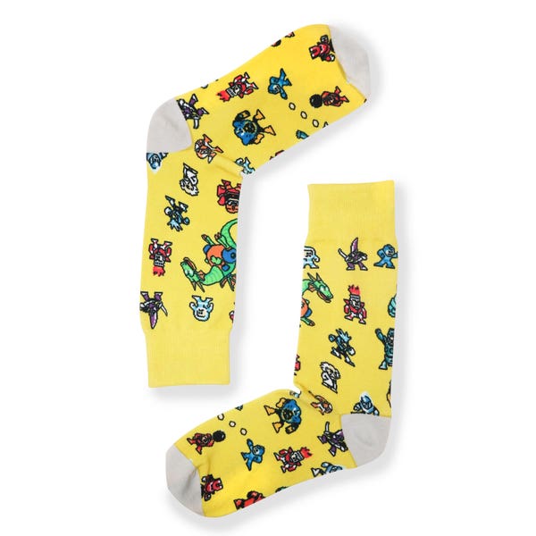 Dr. Wily 8-bit Unisex Pop Sox - The Perfect Gift for all Socks Lovers!