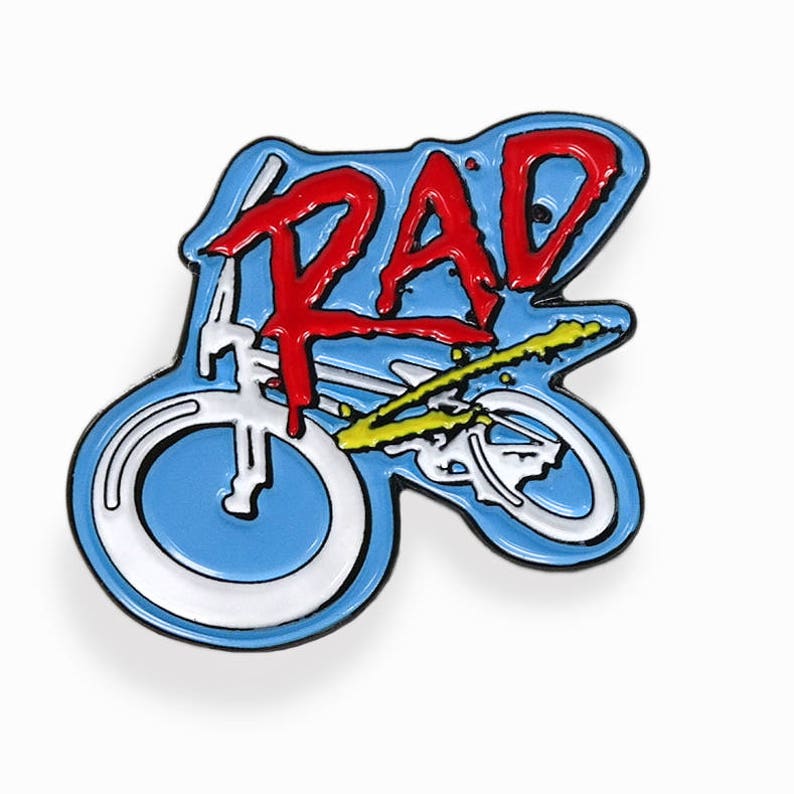 RAD HELLTRACK PIN Perfect to pin to hat, lapel, camera strap, backpack and more image 1