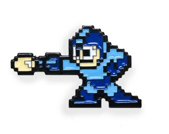 MEGAMAN PIN - Perfect to pin to hat, lapel, camera strap, backpack and more!