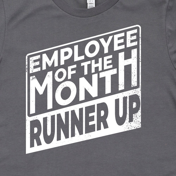 Koszulka z tytułem Pracownika Miesiąca, Koszulki dla Pracowników, Prezenty dla Współpracowników, Prezenty dla Pracowników, Zabawne Koszulki Firmowe