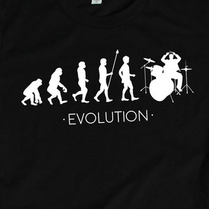 Drummer Evolution Shirt, Drum Shirts, Drummer Shirts, Drummer Gifts, Music Shirts, Band Shirts, Musician Gifts