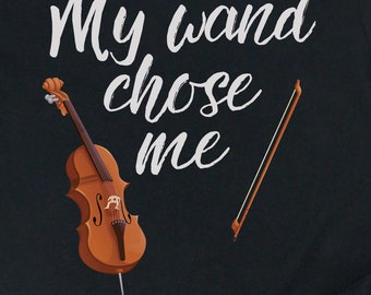 Cello Wand Chose Me Shirt, Cello Shirt, Cello Gift, Cellist Shirt, Orchestra Music Shirt, Musician Gift TShirt