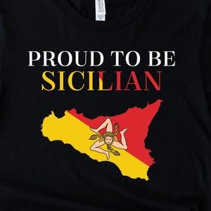 Sizilianisches Hemd, stolze sizilianische Geschenke, Sizilien-Hemden, Sizilien-Flaggen-Hemden, sizilianisches Erbe, Sizilien-T-Shirts, sizilianischer Stolz