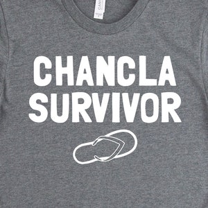 Shirt Chancla-overlevende, Chancla-shirt, omacadeau, grappig T-shirt met teenslippers voor kinderen