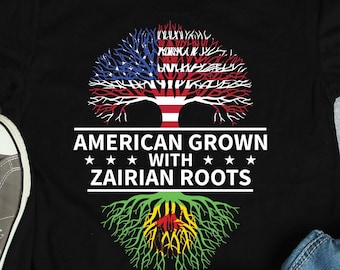 Zaire-flaggan, amerikanska flaggan, amerikanska flaggan