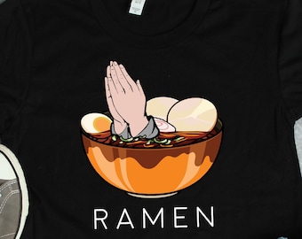 Amen Ramen Noodles Shirt, Ramen Shirts, Ramen Gifts, Kawaii Japanese Foodie Pun Gift TShirt