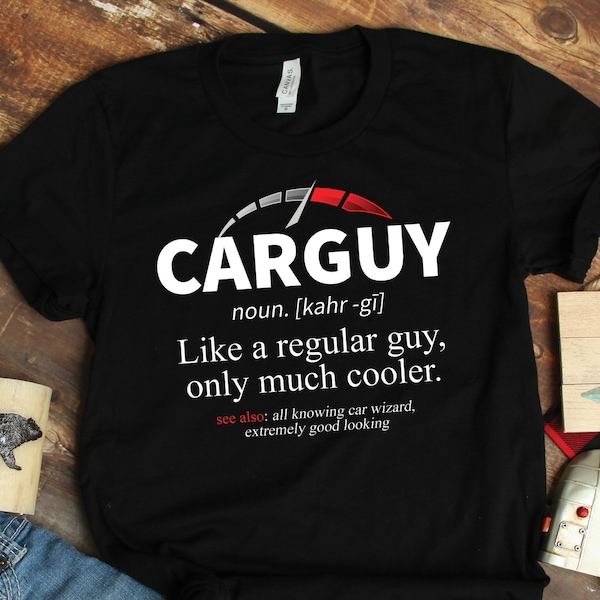 Mechanic Shirts, Mechanic Gifts, Car Guy Definition Shirt, Racing Shirts, Driving Shirts, Racing Gifts, Car Guy Gifts