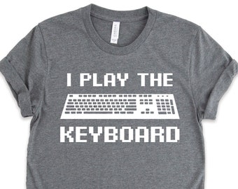 Programmeur shirts, ik speel het toetsenbord shirt, gamer shirts, codering shirts, ontwikkelaars shirts, computer codering geschenken