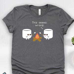 Roasting Marshmallows Camping Shirts, Camping Gifts, Smores Shirts, Hiking Shirt, Adventure Summer Vacation Gift TShirt