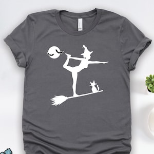 Witch Yoga Shirts, Halloween Shirts, Yoga Shirts, Meditation Shirts, Witchy Shirts, Yoga Gifts