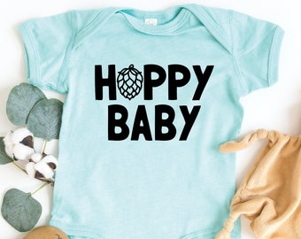 Hoppy Baby Bodysuit, Beer Loving Family Gifts, Newborn Clothing, Infant Clothing Shower Gift TShirt