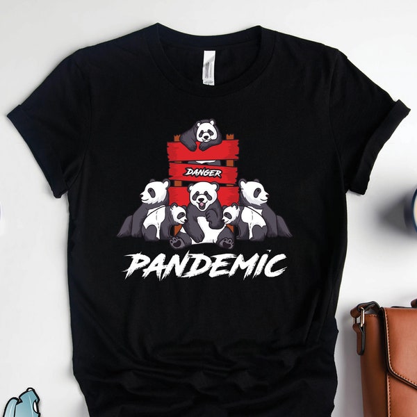 Panda Bear Shirts, Panda Shirts, Pandemie Shirt, Panda Art, Dierenvriend Shirts, Dierentuin Trip Shirts
