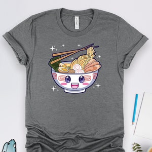 Ramen Noodles Shirts, Ramen Shirts, Ramen Art, Kawaii Ramen Shirts, Japanese Art, Japanese Food Shirts