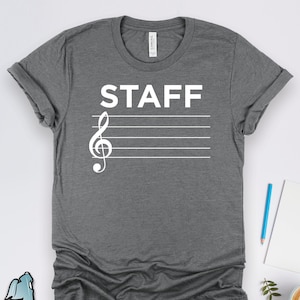 Music Staff Shirt, Music Teacher Shirts, Music Shirts, Musician Gifts, Band Shirts, Orchestra Shirts, Music Gifts