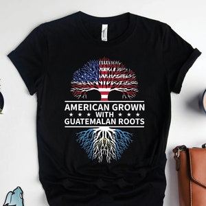 Guatemala Wurzels amerikanisch gewachsenes Hemd, guatemaltekische Hemden, Guatemala Geschenke, Guatemala stolzes Erbgeschenk T-Shirt