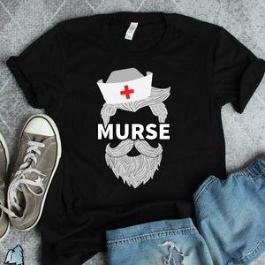 Male Nurse Shirts, Murse Shirt, Nurse Gifts, Male RN Shirt, Registered Nurse Shirt, Nursing School Shirt