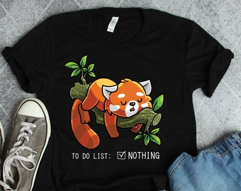 The Mountain Unisex Adult Red Panda Portrait Animal T Shirt