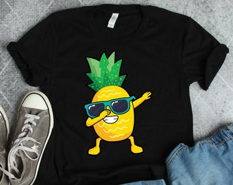 Pineapple Sunglasses Shirt, Pineapple Shirts, Pineapple Art, Hawaiian Vacation Shirts, Hawaii Shirts, Beach Shirts