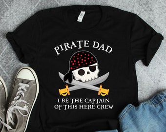 Chemise papa pirate, Chemises pirate, Cadeaux famille pirate, Chemises croisière, Chemises vacances en famille, Chemises assorties, Cadeaux pour la fête des pères, Cadeaux papa