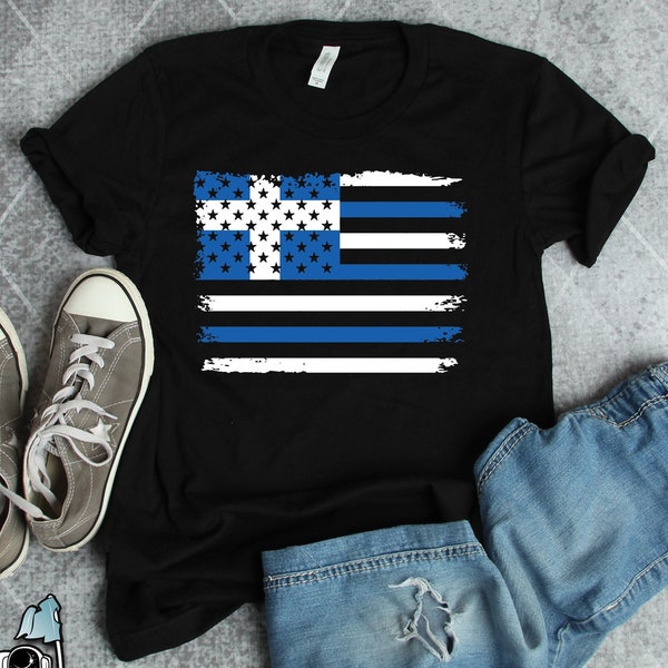 Greece Shirts, Greek Gifts, Greek Flag and American Flag Shirt, Greece USA Flag Heritage Roots Gift TShirt