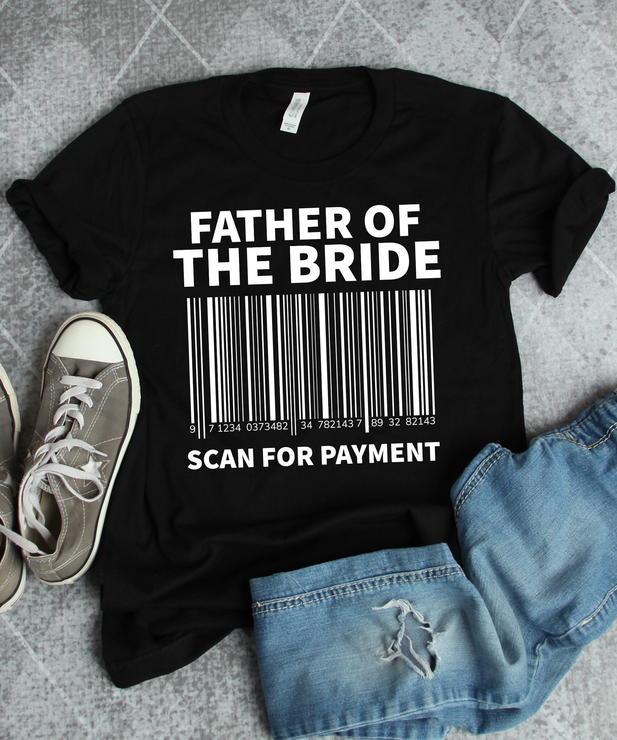 Father of the Bride Shirts Father of the Bride Gifts Scan for