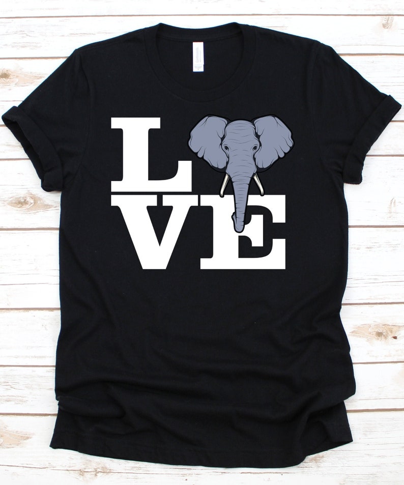 Elephant Elephants, Lover Elephants, Elephant Love Print, Shirt, Safari Elephant, Save Animal  Elephant Shirt, Art T-Shirt, Elephant
