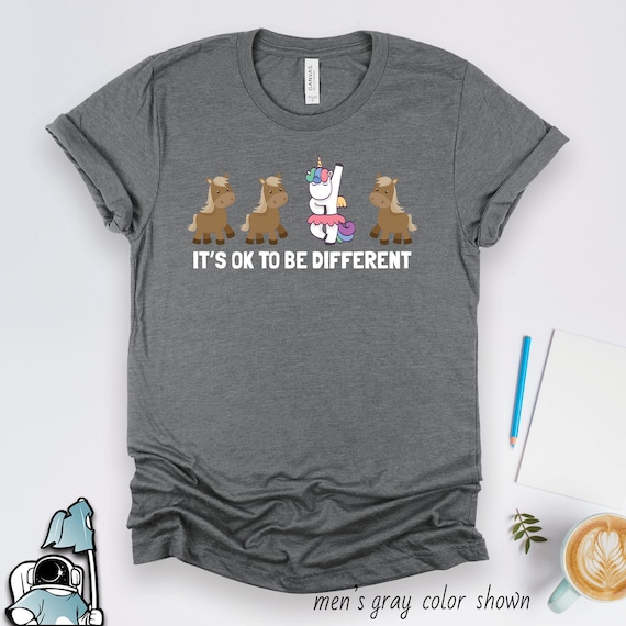 It's Ok To Be Different Autism Awareness Unicorn Gift Shirt It's Ok To Be Different Autism Awareness Unicorn Gift Shirt